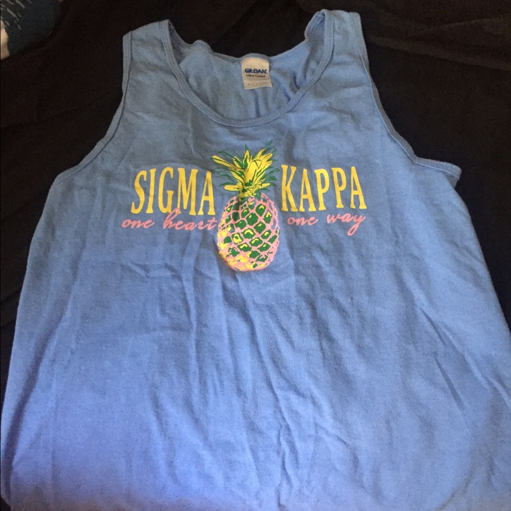 Sigma kappa pineapple tanktop