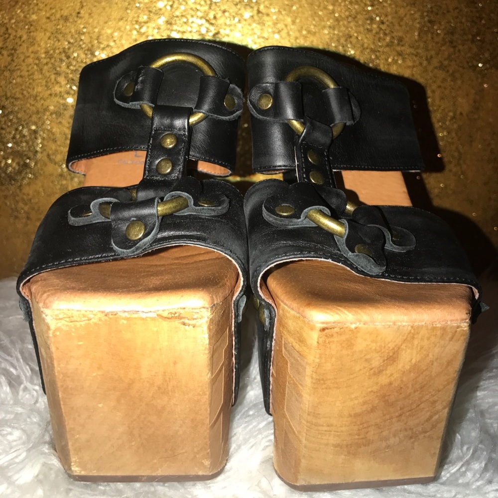 Aztec Wooden JC Clogs‼️SOLD‼️ - Picture 3 of 6