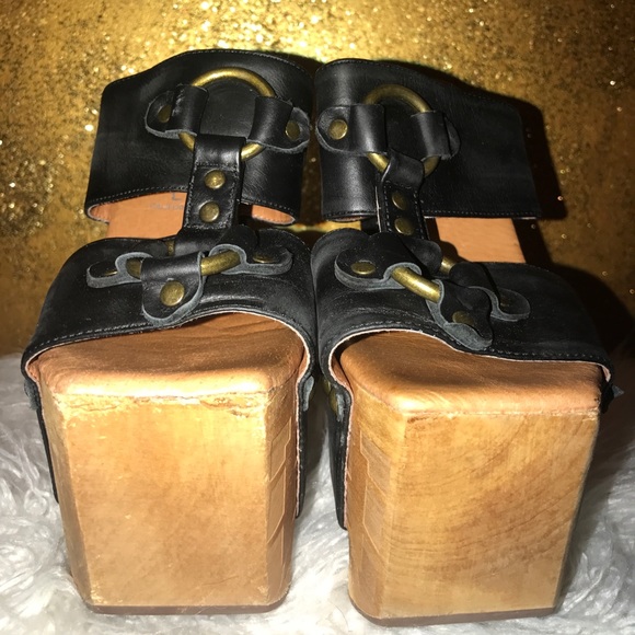 Aztec Wooden JC Clogs‼️SOLD‼️ - Picture 3 of 6