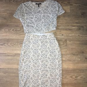 BCBG Two Piece Lace Set