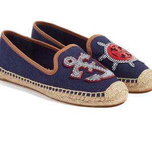 Tory Burch Mismatched Maritime Espadrilles