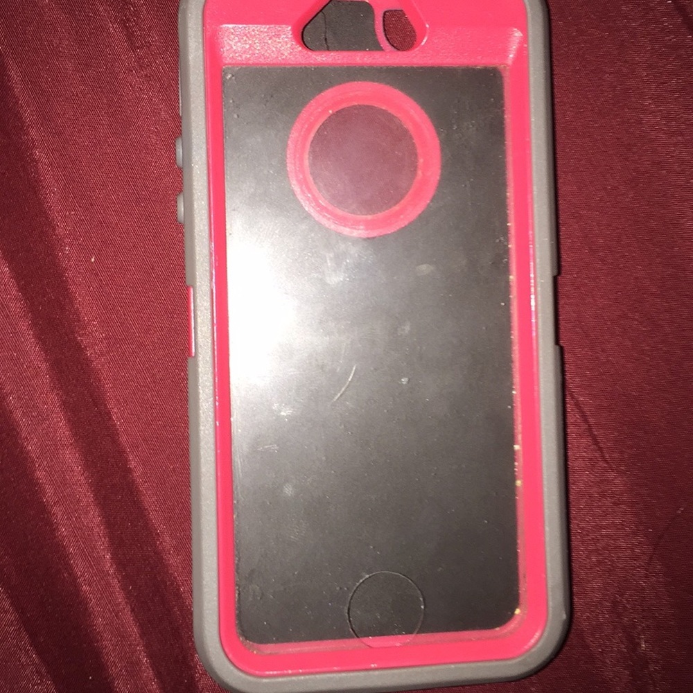 Pink and Grey iPhone 5s Case
