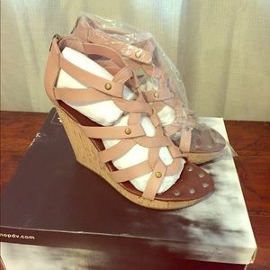 Barely worn Dolce Vita wedge sandals