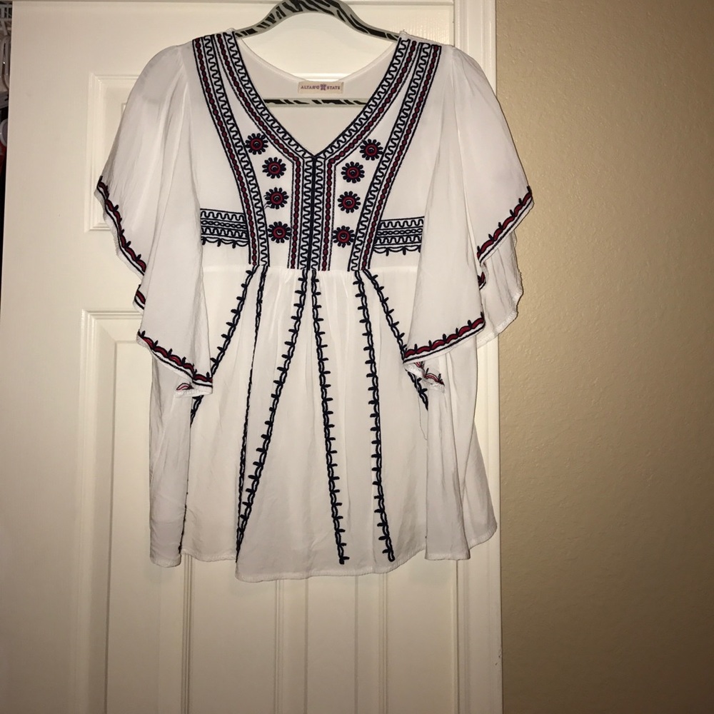 Cute Red, White, and Blue Boho shirt