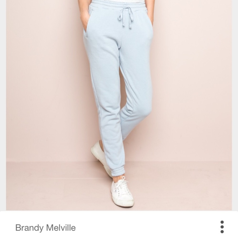 Brandy Melville thick blue rosa sweats