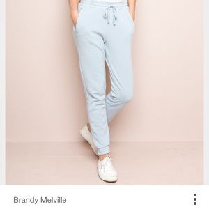 Brandy Melville thick blue rosa sweats