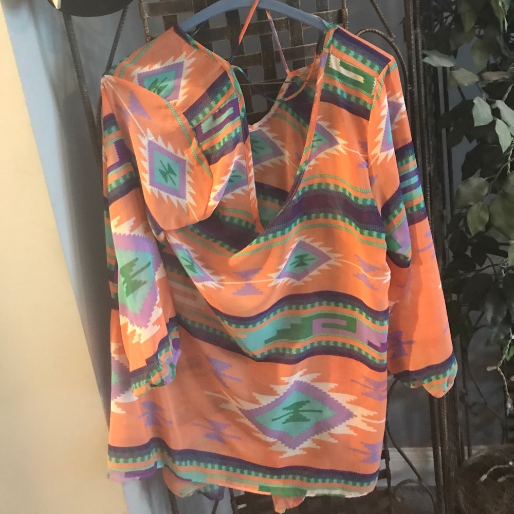 Aztec style blouse