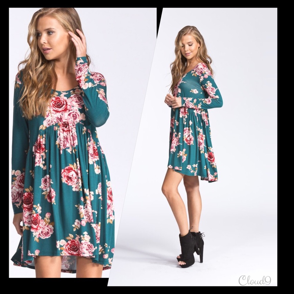🆕Gorgeous Floral Tunic Dress