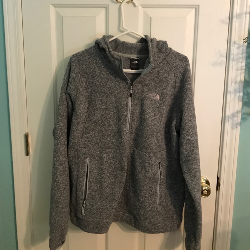 North face anorak XL medium grey crescent style