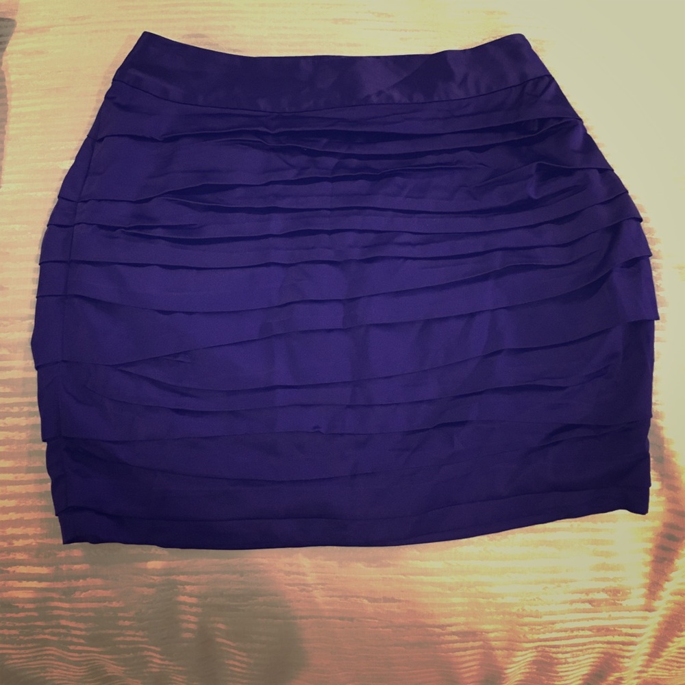 Super cute purple/blue skirt from Express!