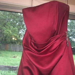 Red Bridesmaid Dress