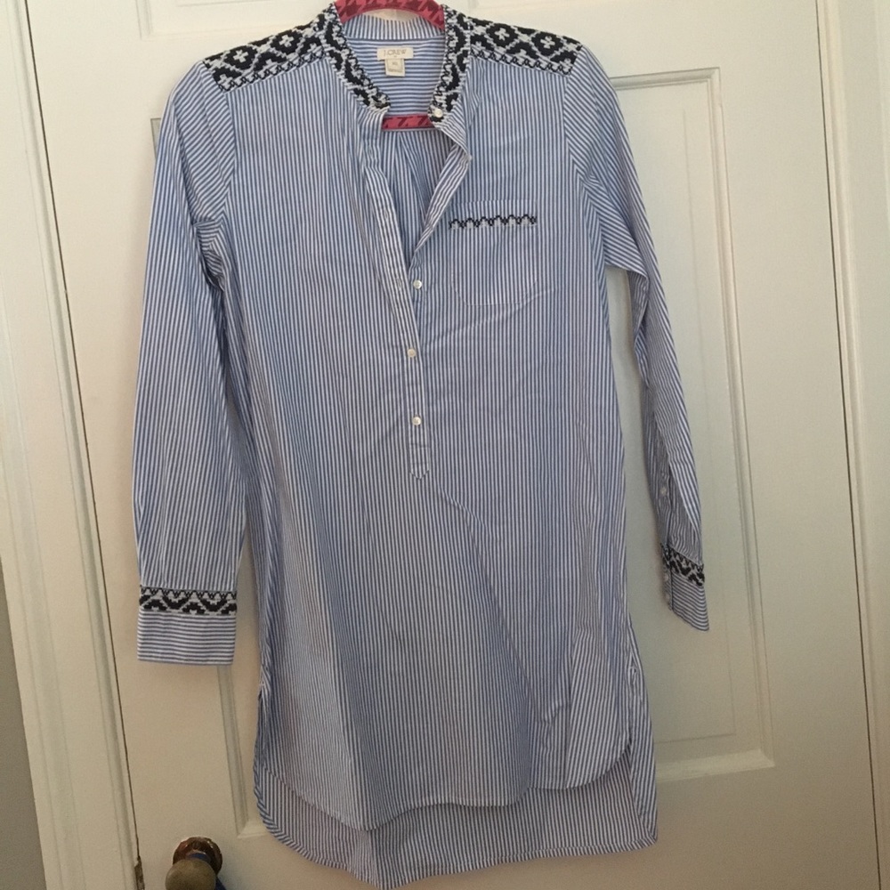 J. Crew striped tunic