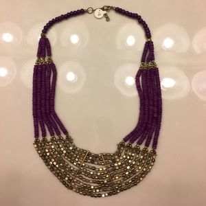 Gold & Purple necklace