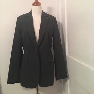 Dark Gray Fitted Blazer