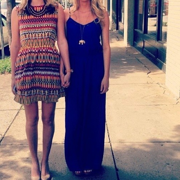 Wide leg on suit blue. Worn once. Smoke free home - Picture 3 of 3