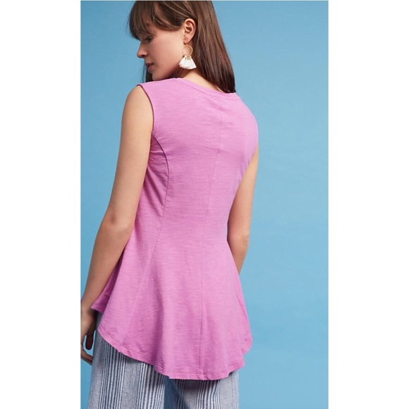 Anthropologie Tops - Anthropologie eri + ali Lilac Evie Peplum Top