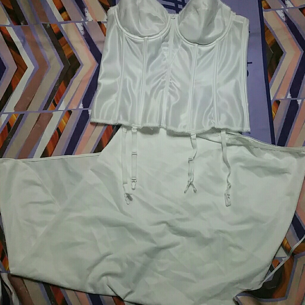 Davids bridal Corset and slip