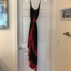 Black and red dress