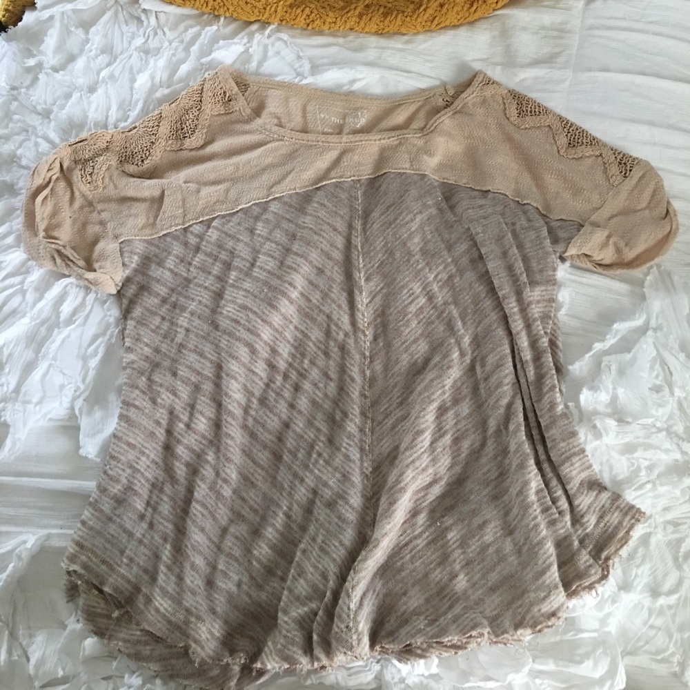 We the Free Boxy Lace Top