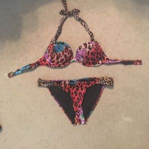 Victoria's Secret bikini top and bottom.