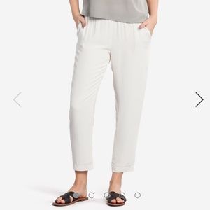 Silk Ankle Pants