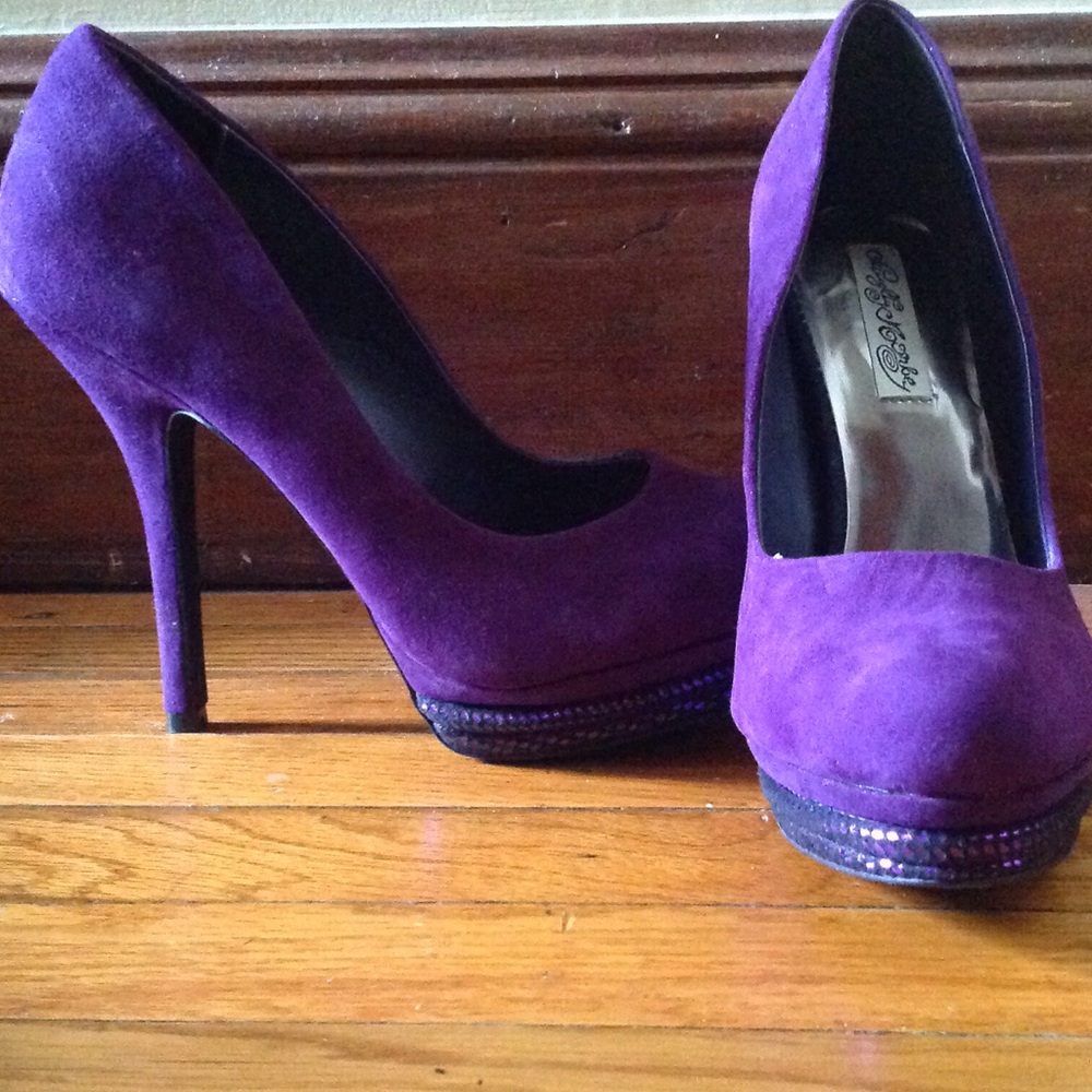 Purple heels!