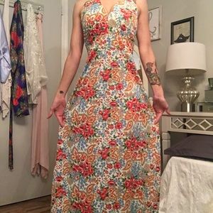 Vintage 70's maxi dress
