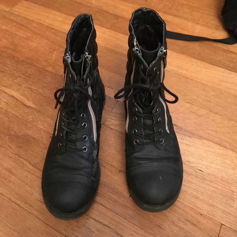 Steve Madden Kids Combat Boots