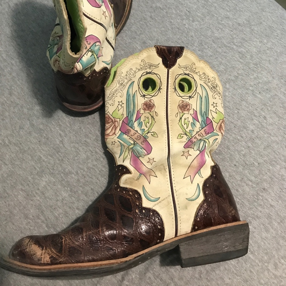 Ariat show fat baby boots - Picture 2 of 6