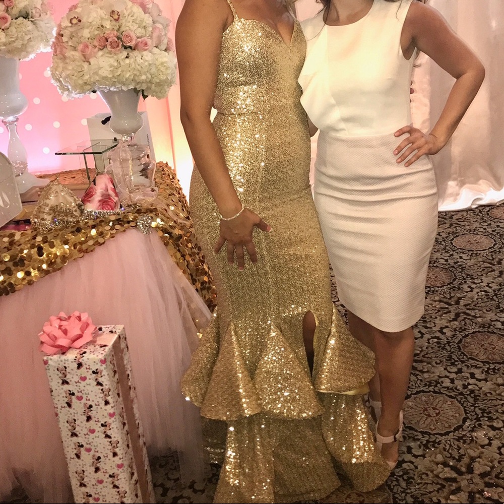 Portia and Scarlett diamond gown