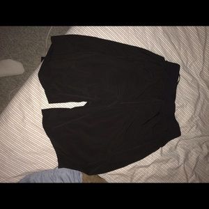 Lululemon men's small black shorts not lined 9"