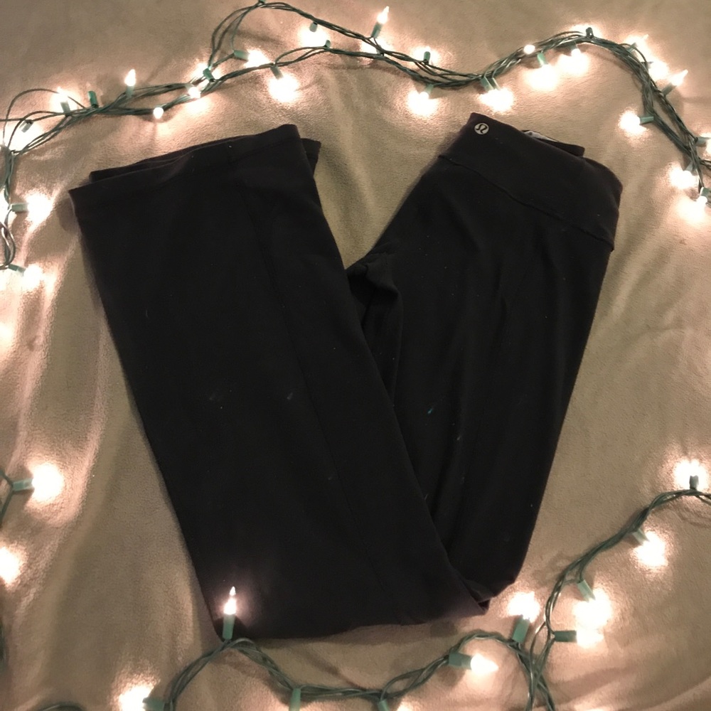 Black Lululemon Groove Pant