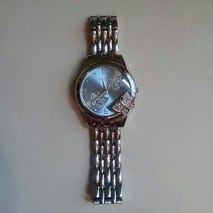 Stylish Watch with Butterflies