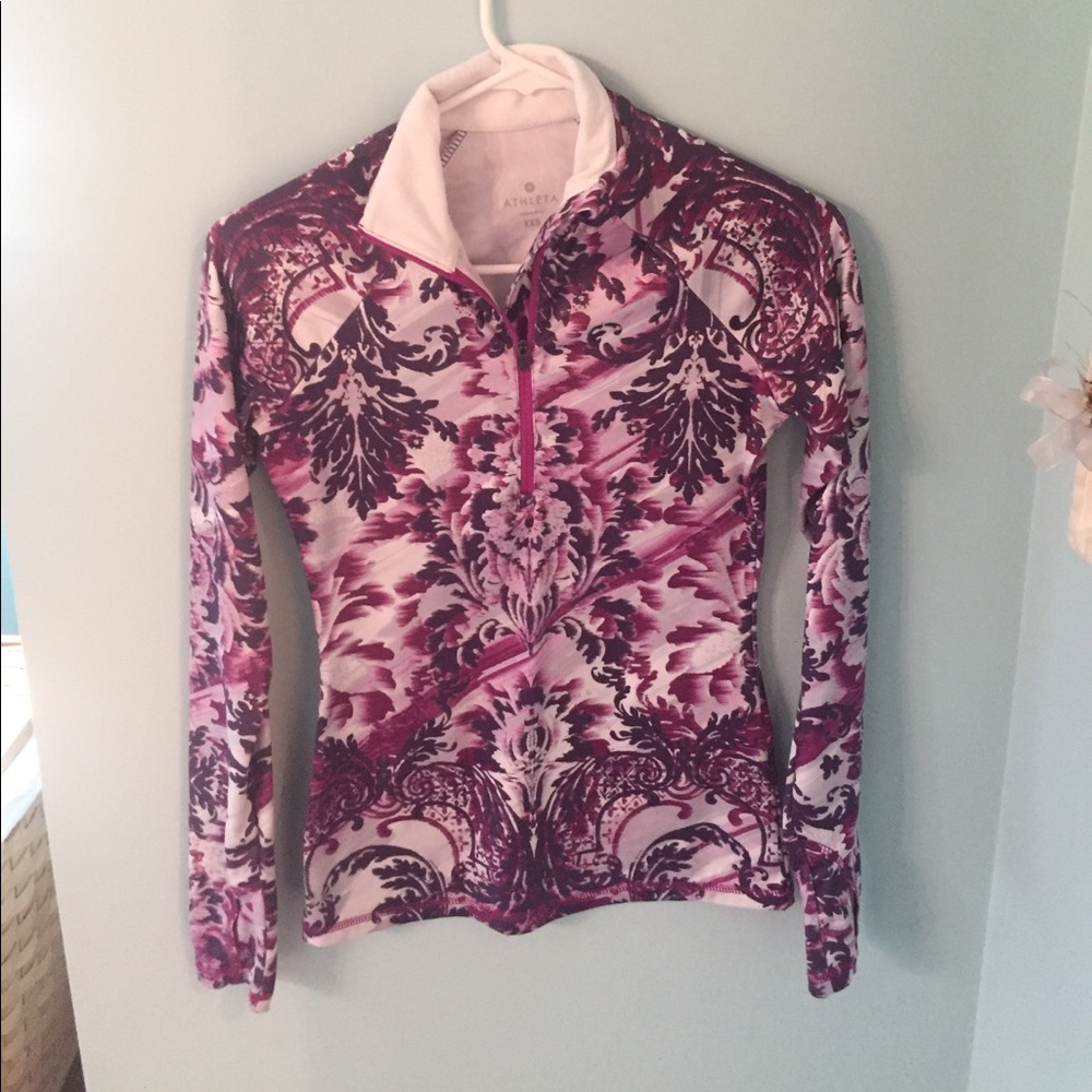Athleta Thermal Quarter Zip Long Sleeve