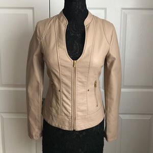 Bebe faux leather short jacket