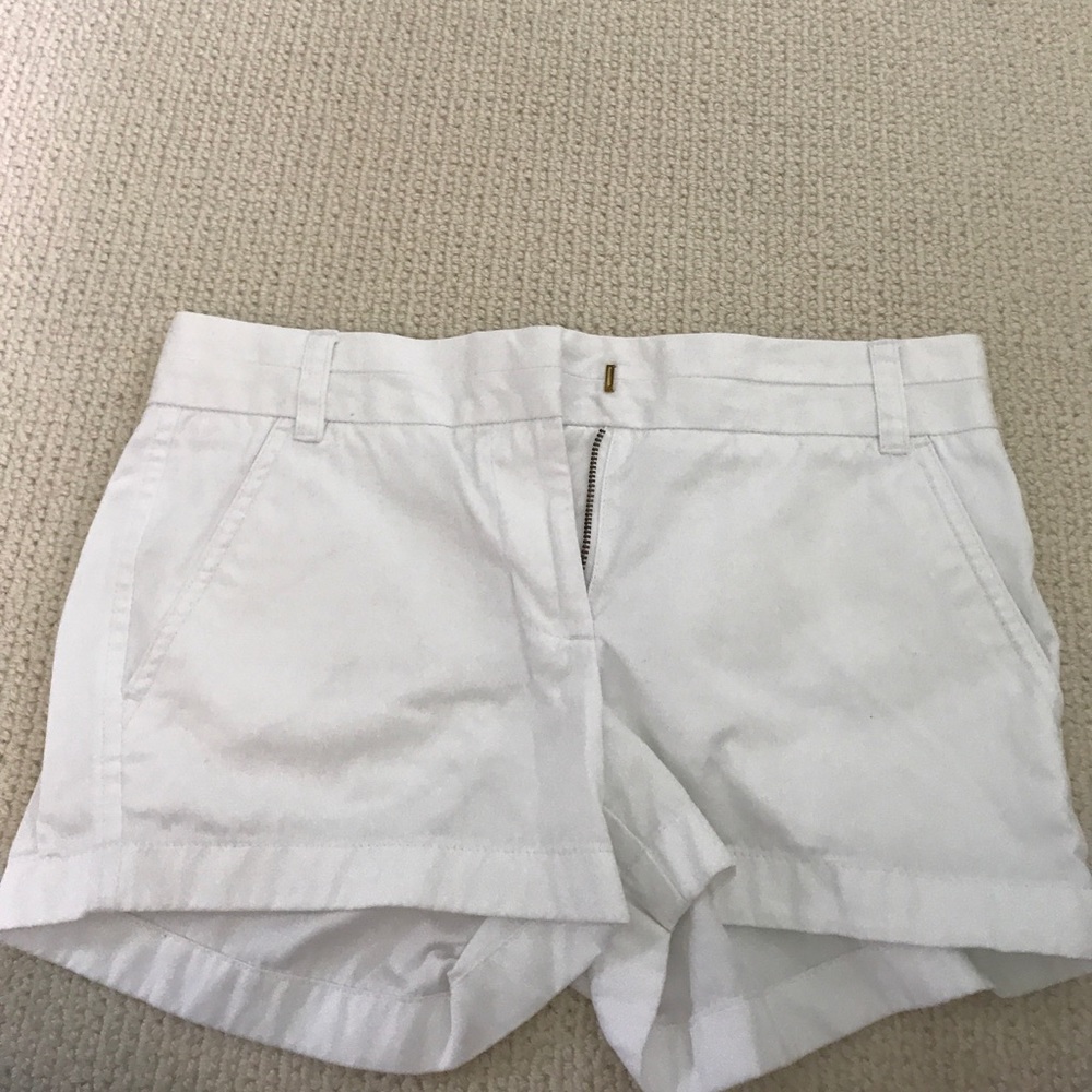 White j crew chino shorts
