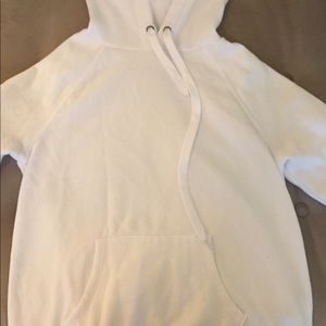 white fashion hoodie