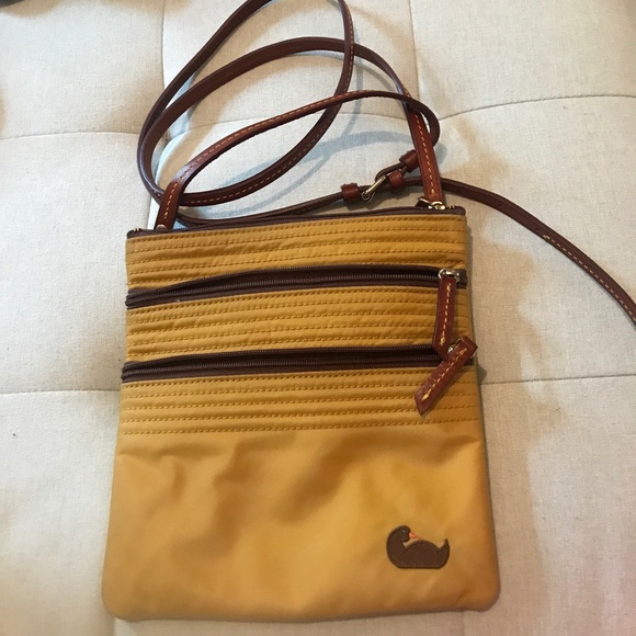 Dooney & Bourke Handbags - DOONEY & BOURKE MUSTARD CROSS-BODY BRAND NEW