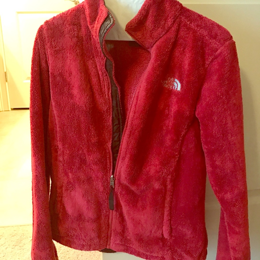 RED NORTH FACE JACKET