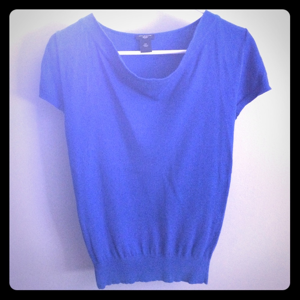 Ann Taylor Cap Sleeved Top - Picture 1 of 3