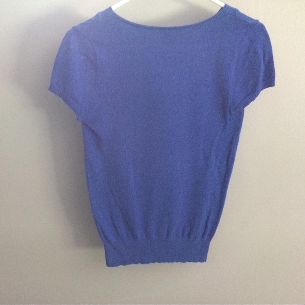 Ann Taylor Cap Sleeved Top - Picture 2 of 3