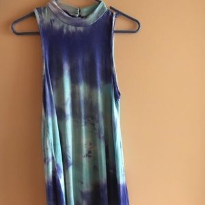 Andree by Unit blue tie died dress