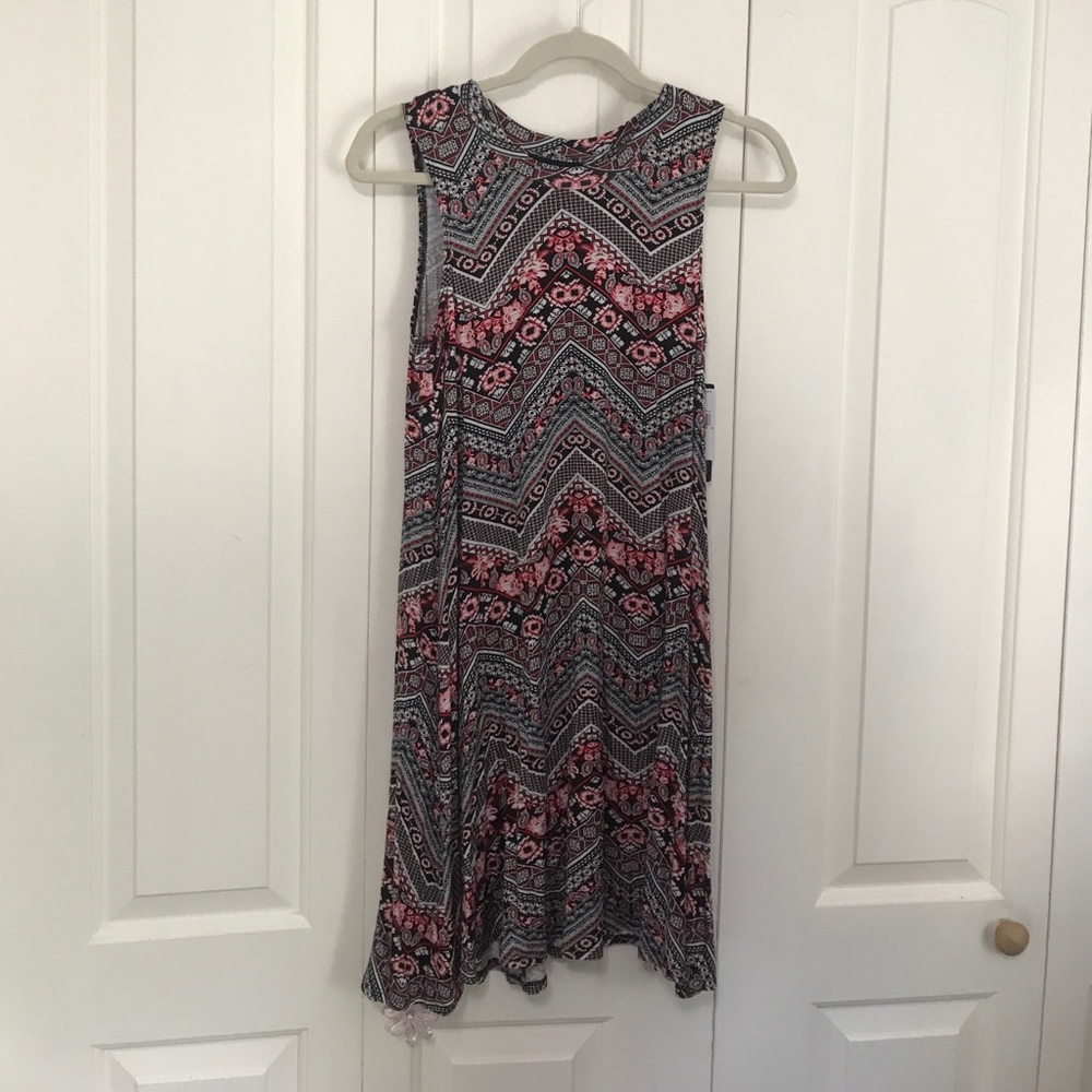 BCX floral chevron dress