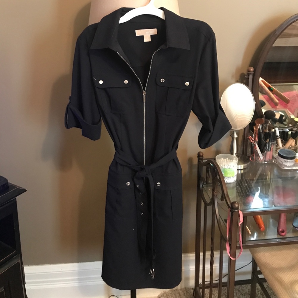 Michael Kors Navy Work Dress