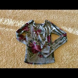 American Eagle Floral Crop Top