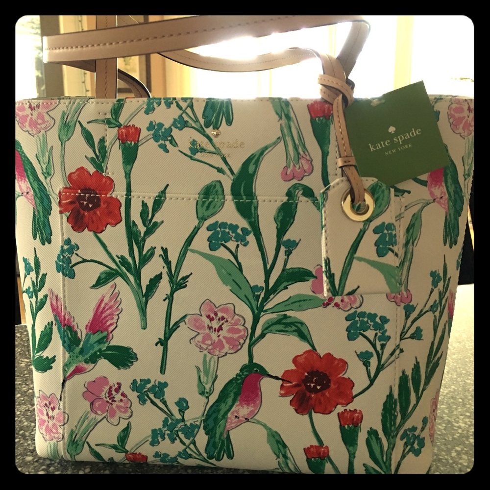 🆕💯% Authentic!! 🌷Kate Spade Floral Tote🌸.