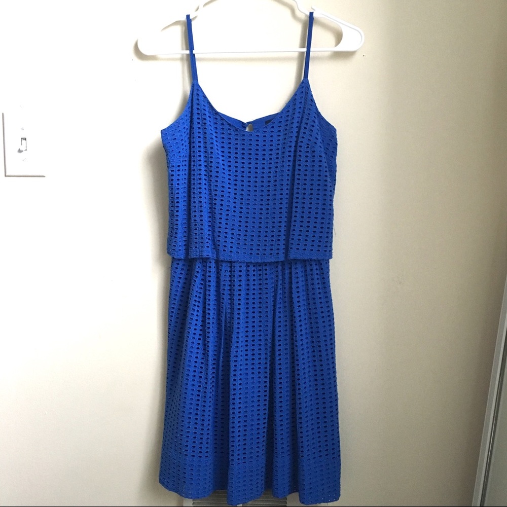 Madewell Eyelet Cami Overlay Dress