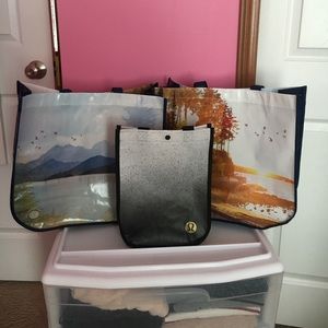 3 Brand New Lululemon Limited Edition Totes
