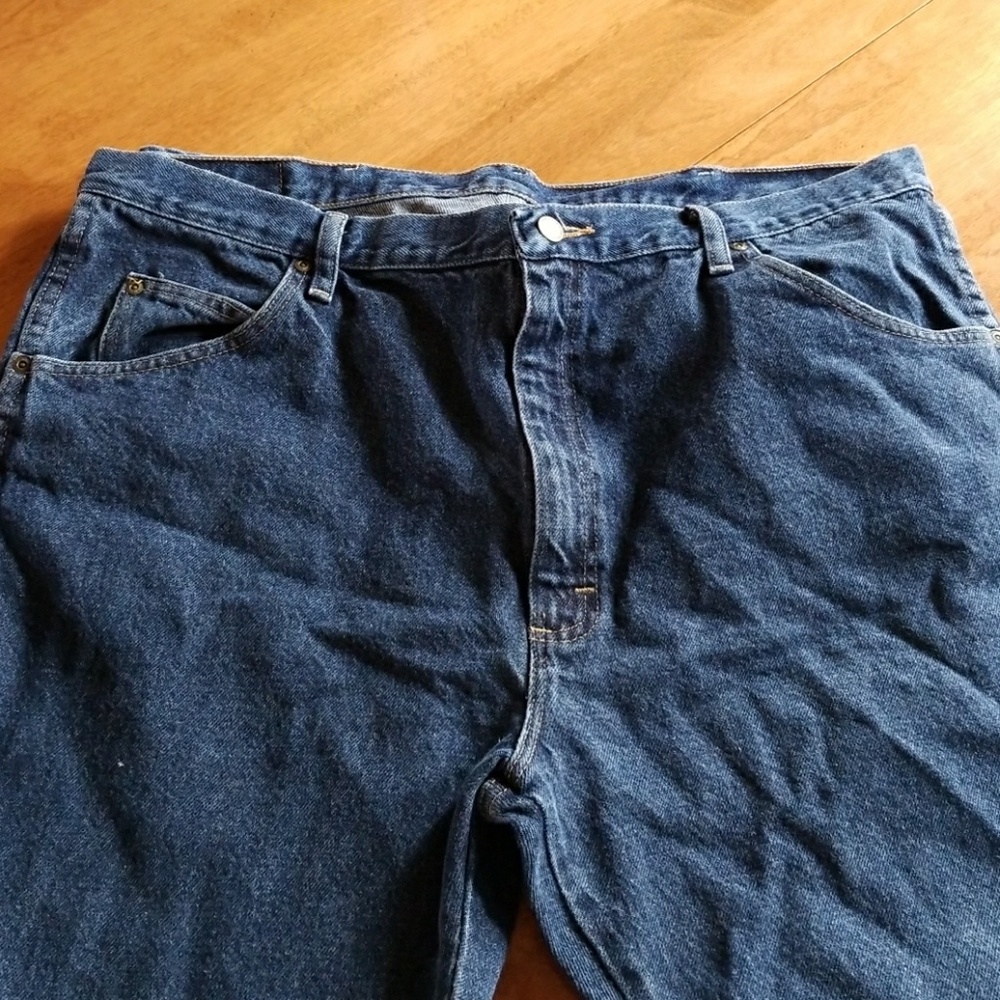 Mens Wrangler blue jeans regular fit
