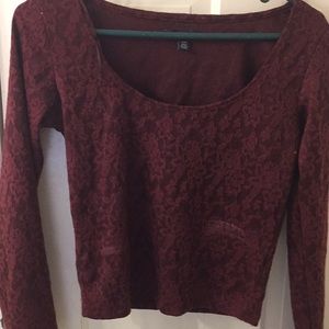 Maroon shirt